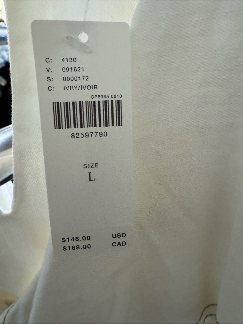 Anthropology Cream Ruffled V-Neck Sleeveless Mini Dress - Picture 4 of 4